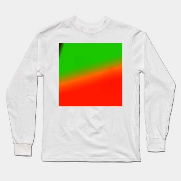 red green texture design Long Sleeve T-Shirt by creatilory